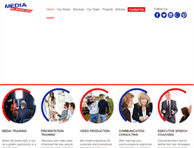 Tablet Screenshot of media-in-english.com